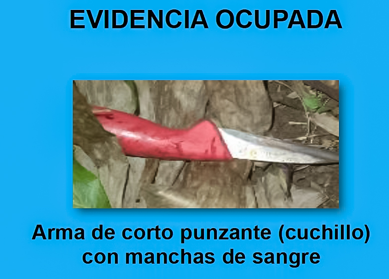 Este el arma cortopuntanzate  LA PRENSA/ Policía 