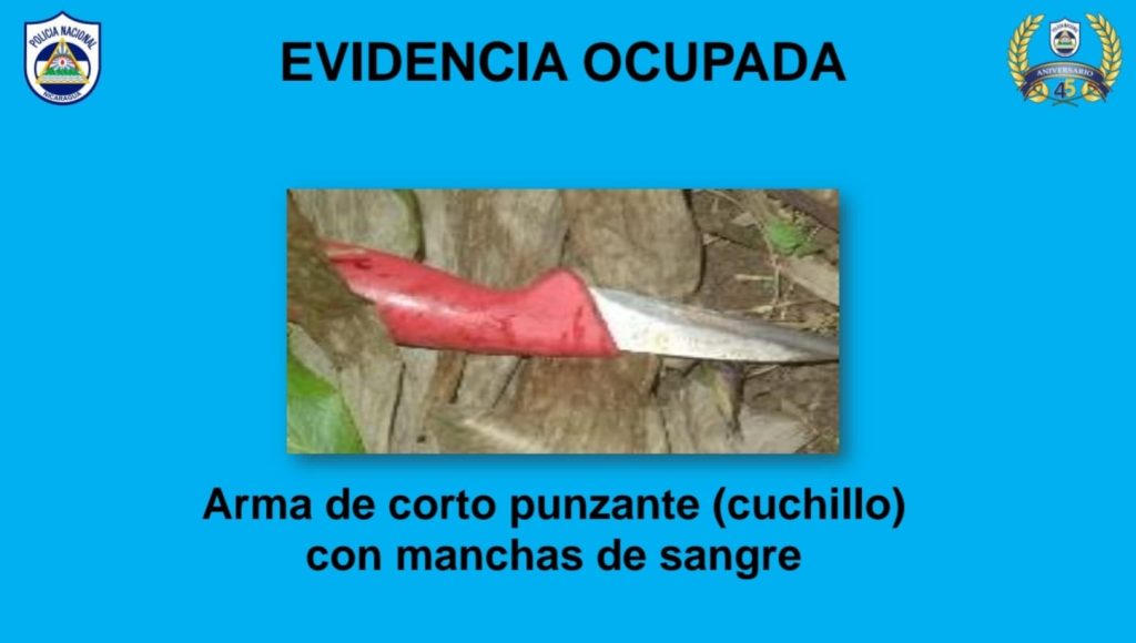 Este el arma ocupada oor la Policía a Jerry Puchie. LA PRENSA/ Policía. 