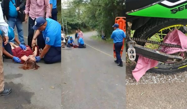 Joven se accidenta cuando se dirigía a su ceremonia de bachillerato en Carazo