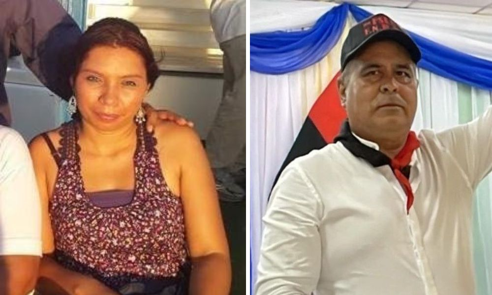 Xiomara Barahona, alcaldesa destituida de Moyogalpa, y Eddy Enrique Gutiérrez Zavala, alcalde destituido de Jalapa.