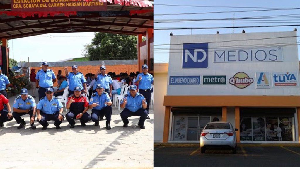 Régimen ordenó instalar estación de bomberos en antiguo terreno de El Nuevo Diario. Fotos: Tomadas de internet.