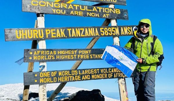 El matagalpino que escaló el Kilimanjaro y ha viajado a 28 países en dos años  