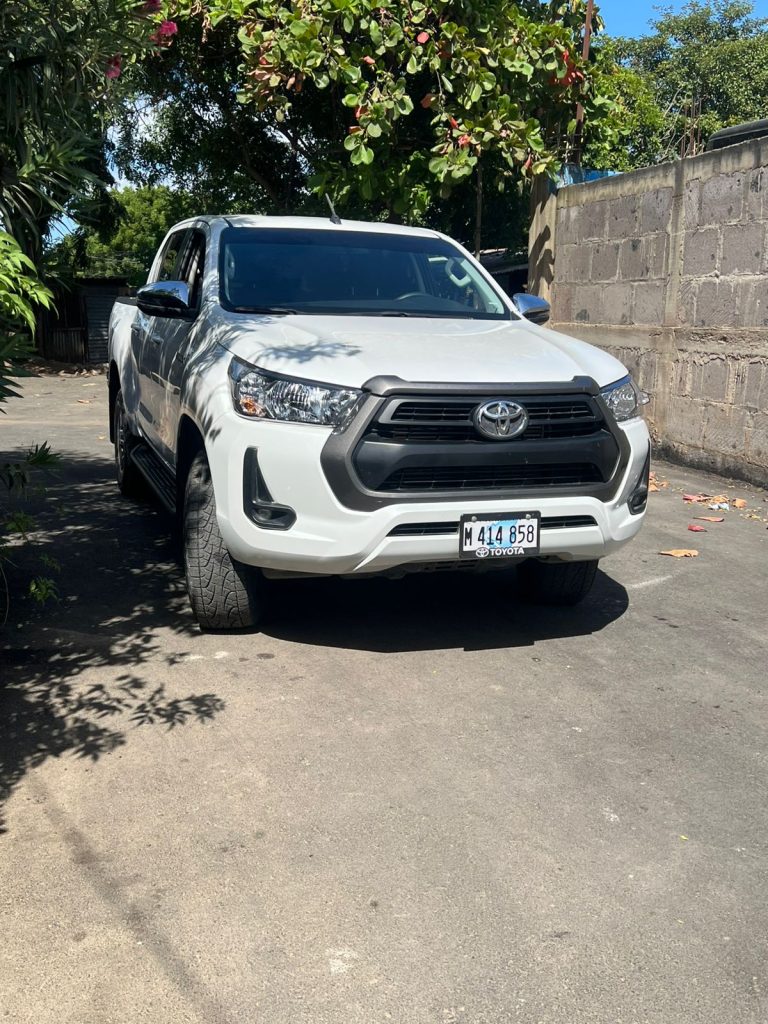 Esta es la camioneta  robada por un guatemaltecoa  una rentadora de  vehículos. LA PRENSA/ Cortesía. 