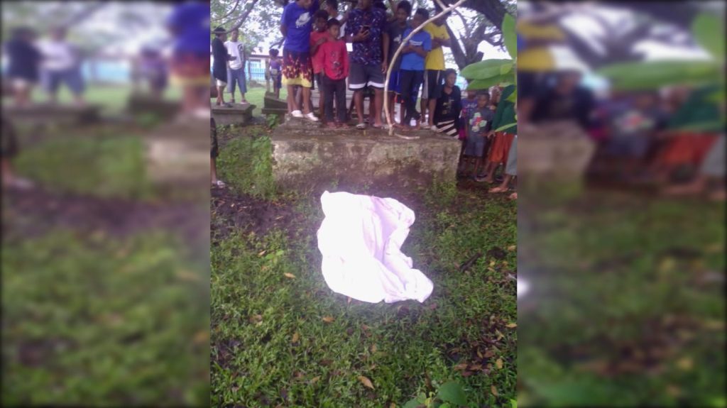 El cuerpo sin cabeza deMike Antony Domingo Dalvis.. LA PRENSA/Noticias de Bluefields.