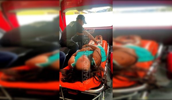 Embarazada sufre graves quemaduras al rescatar de las llamas a su hijo