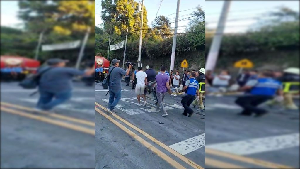 Los lesionados fuieron trasdladados a disintos hospitales de Managua. LA PRENSA/ FNoticias Saniel Hernández. 