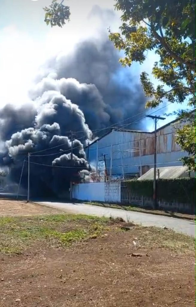 Por todo el casco urbano del municipio de Dolores, Carazo se observaan laas coliumnas 