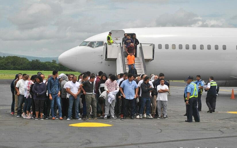 Desde enero habían arribado a Nicaragua más de 1700 deportados desde EE.UU. TOMADO DE 19 DIGITAL