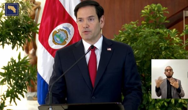 Marco Rubio en Costa Rica: «Ustedes han tenido que enfrentar a miles y miles de nicaragüenses huyendo de ese sistema»