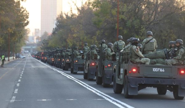 militares, México, frontera