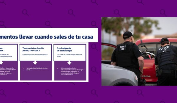 qué documentos llevar en caso de ser abordado en algún operativo de ICE