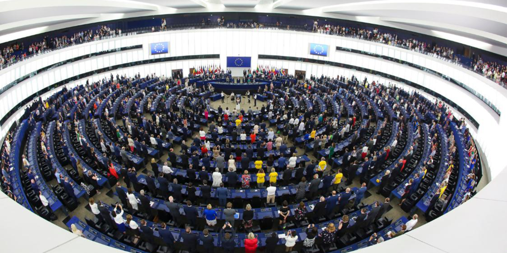 Parlamento Europeo (PE). Foto tomada de las resdes sociales del PE