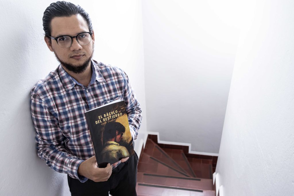 Periodista exiliado y poeta José Antonio Cardoza. LA PRENSA/O.NAVARRETE