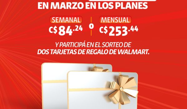 Ganá Gift Card con Claro Música