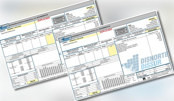 Disnorte-Dissur enviará facturas de energía vía correo electrónico