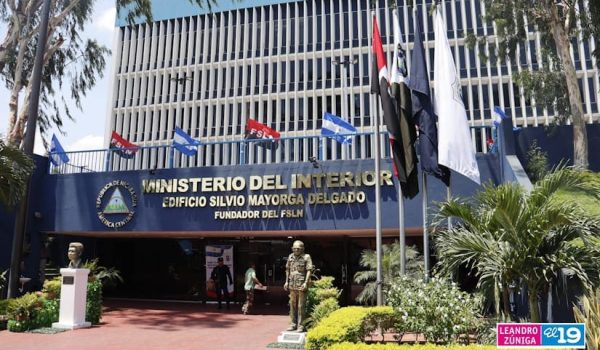 El Ministerio del Interior, órgano de espionaje, represión y persecución sandinista, encargado de vigilar y cerrar organizaciones de la sociedad civil y religiosas. Bajo la dirección de María Amelia Coronel Kinloch y el esbirro Luis Cañas, también han desterrado y forzado al exilio a miles de nicaragüenses. Ahora el abogado José Evenor Taboada se encuentra desaparecido tras una citatoria a ese siniestro lugar. LA PRENSA/ARCHIVO