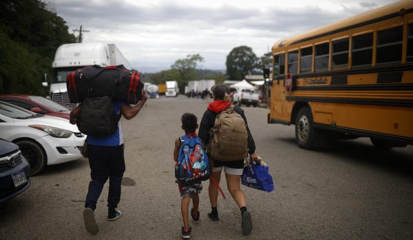 Frontera entre Nicaragua y Honduras, desolada con escasos migrantes de vuelta a Venezuela