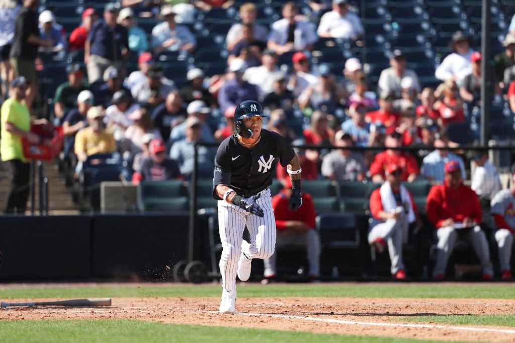 Ismael Munguía con los Yankees de Nueva York en 2025.