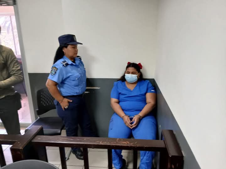 Raquel Sieza López, fue declarada culpable por el delitro de parricidio. LA PRENSA/ Canal 13. 