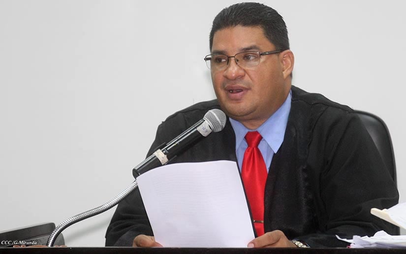 Juez Erenesto Rodriguez, verdugo de los presos polìticos de Nicaragua.