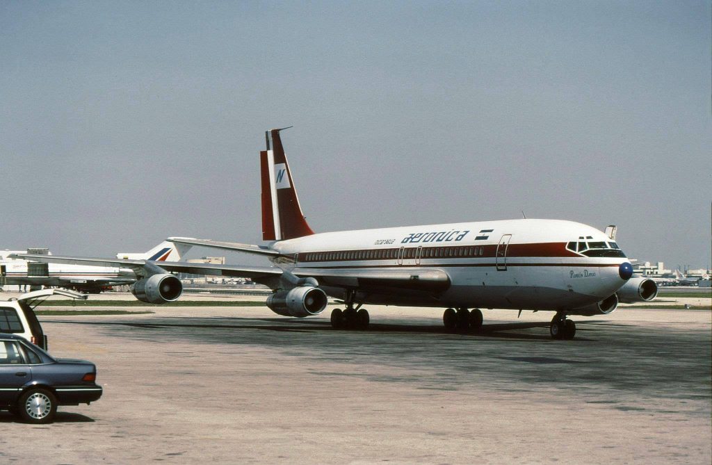 Aviones de las aerolíneas de Nicaragua, en los años 80 y 90. LA PRENSA/ARCHIVO