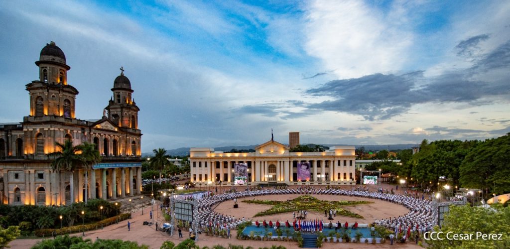 Imágenes de Managua bajo la dictadura Ortega Murillo.