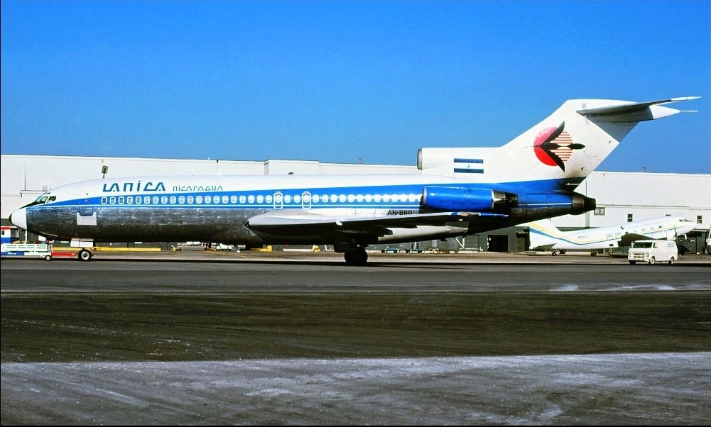 Avión de Lanica, la compañía aérea de la familia Somoza. LA PRENSA/ARCHIVO