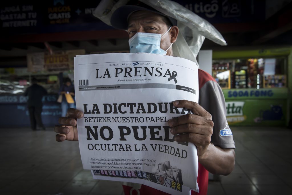 La Prensa fue el ultimo periodico que circuló en Nicaragua. 