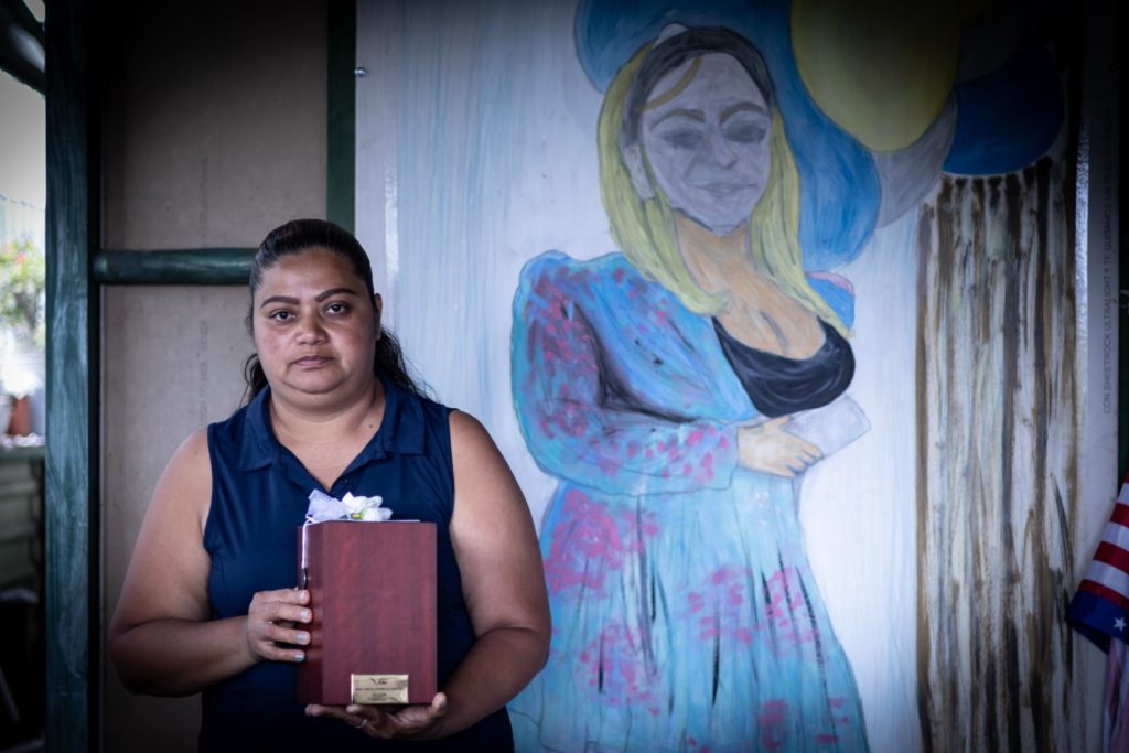 Amaly Rodrigue asesianda por su novio un costarricens de 17 fue cremada oor voluntad de sus padres. LA PRENSA/óscar Navarreter. 