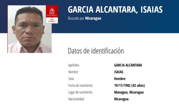 Mariachi buscado por femicidio de su pareja en Managua es circulado por la Interpol