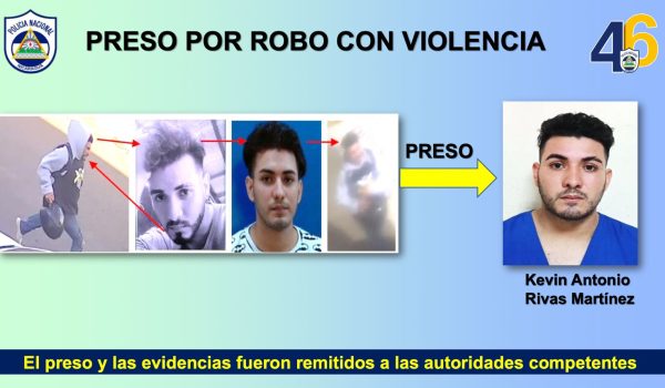 Capturan a sospechoso de robar a cambista en Managua 