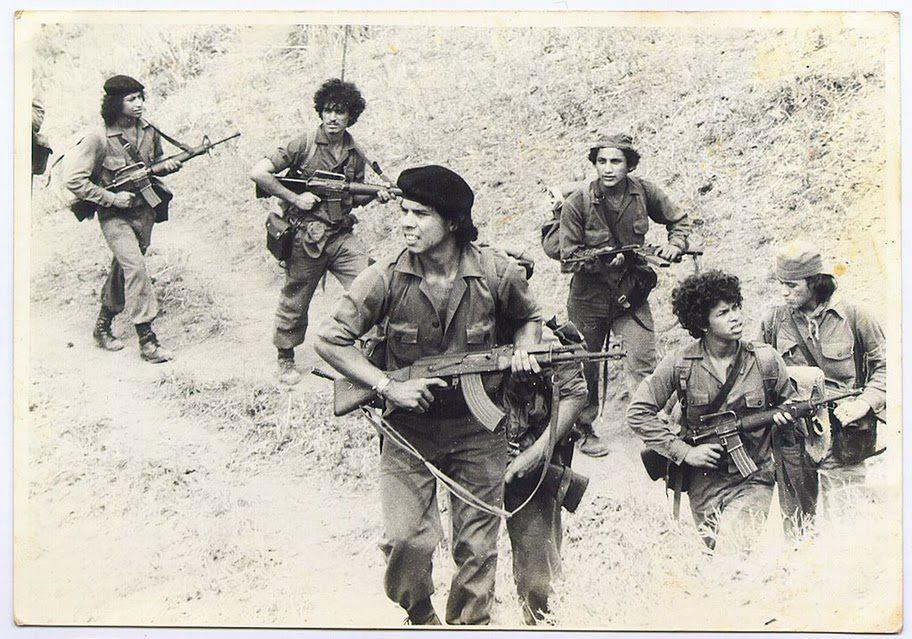 Rolando Grijalva, primero al frente de una columna en 1982. LA PRENSA/ARCHIVO