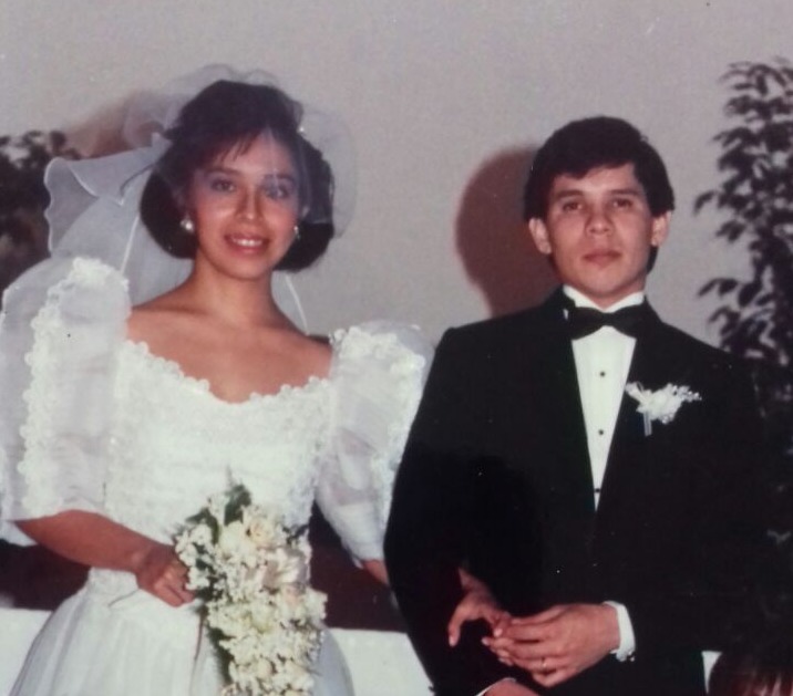 Rolando Grijalva, el día de su matrimonio el 4 de agosto de 1989. LA PRENSA/CORTESÍA