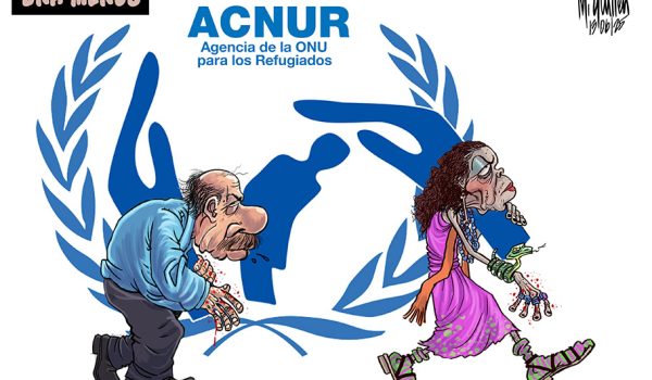 Caricatura 13-06-2025 / Dictadura muestra más saña contra refugiados