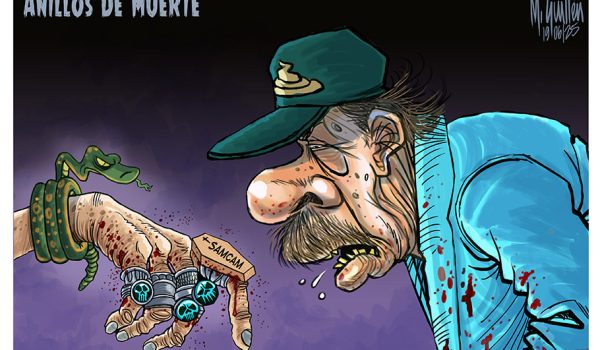 Caricatura 20-06-2025 / Samcam en los anillos de muerte de la Chamuca