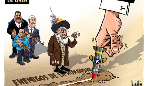 Caricatura 24-06-2025 / La linea que separa a los enemigos de la humanidad