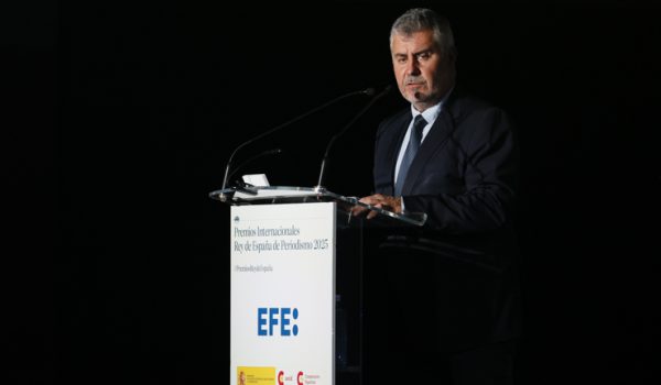 Discurso del presidente de EFE en entrega de premio a LA PRENSA