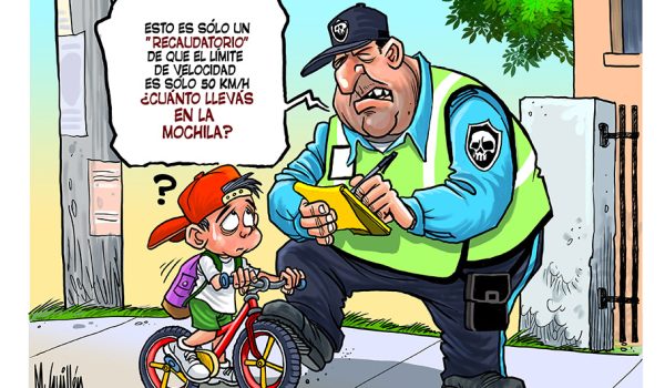 Caricatura 18-06-2025 / Límite de velocidad recaudatorio