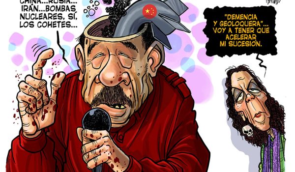 Caricatura 26/06/2025 / Delirios geopolíticos del dictador Ortega