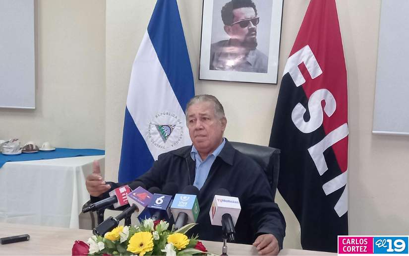 En las actividades de la nueva academia de geografía e historia de Nicaragua predominan símbolos y temas acordas a la dictadura Ortega Murillo. LA PRENSA/ARCHIVOS