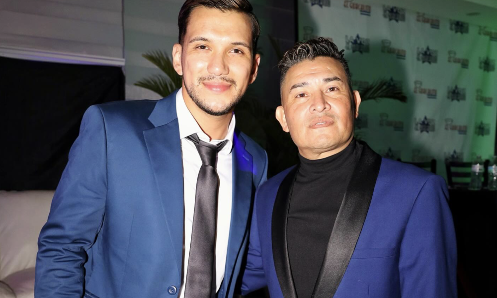 Daniel Guevara, director de Miss Nicaragua y Javier Paxtor, propietario de la franquicia. Foto: Tomada de Redes Sociales.