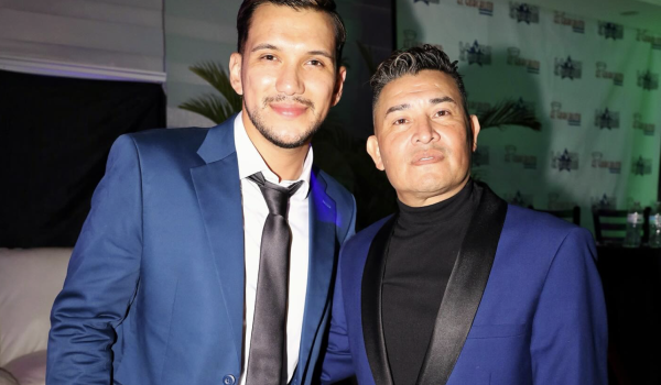 Daniel Guevara, director de Miss Nicaragua y Javier Paxtor, propietario de la franquicia. Foto: Tomada de Redes Sociales.