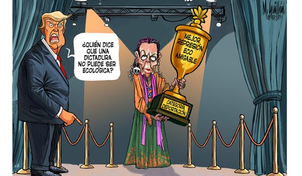 Caricatura 09-07-2025 / premio del imperio a la mejor dictadura ecológica