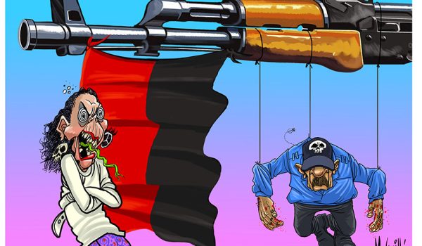 Caricatura 20-07-2025 / otro ritual de la farsa 19 de julio