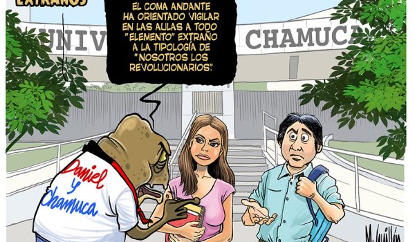 Caricatura 23-07-2025 / Dictador ordena vigilancia de los «extraños»