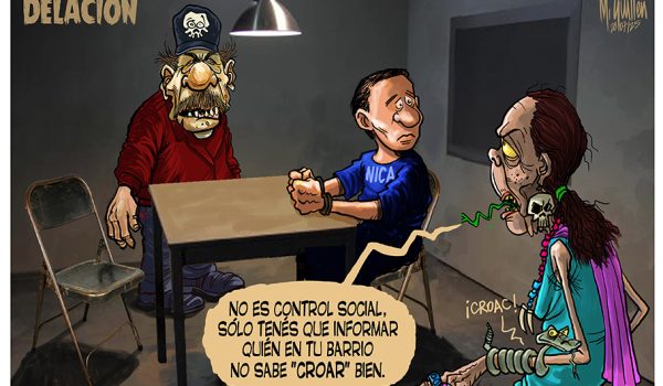 Caricatura 28-07-2025 / Solo informar quién no sabe «croar» en el barrio.