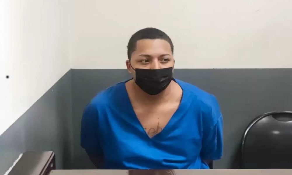 Gerald Josué Campos, inculpado por dos crímenes en calidad de cómplice. Foto: Tomada de Canal 13.