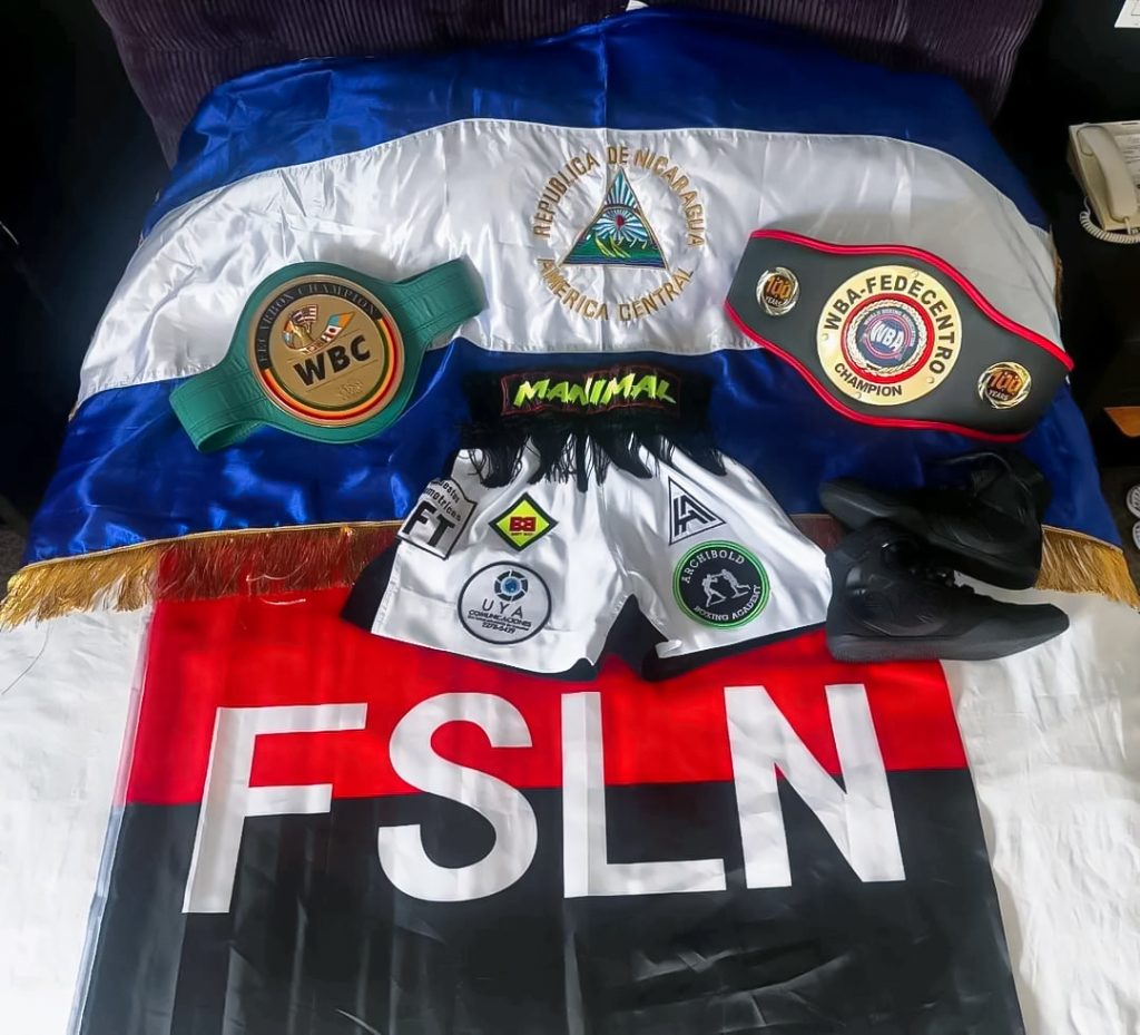 El joven boxeador perdió su invicto el pasado 18 de julio cuando dedicó su pelea a los dictadores Daniel Ortega y Rosario Murillo. LA PRENSA/REDES SOCIALES