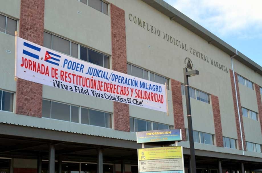 En el Complejo Judicial Central Managua se tramitan los juicios contra los dos acusados de violar a una niña de 13 años, presuntamente con el consentimiento de la madre. Foto: Redes sociales.