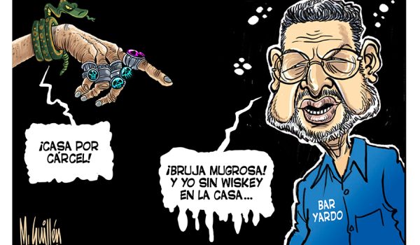 Caricatura 29/07/2025 / casa por carcel y sin Wiskey